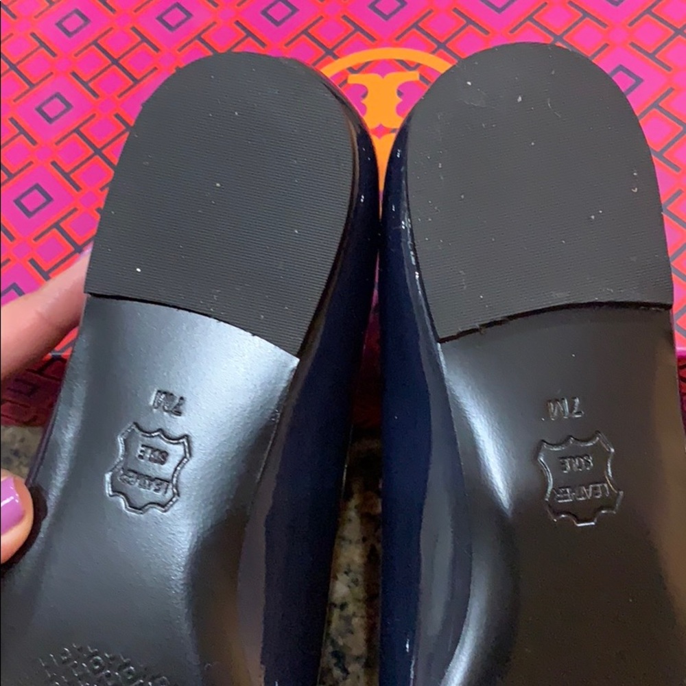 Tory Burch Samantha Loafer blue patent leather 7 - Picture 8 of 8